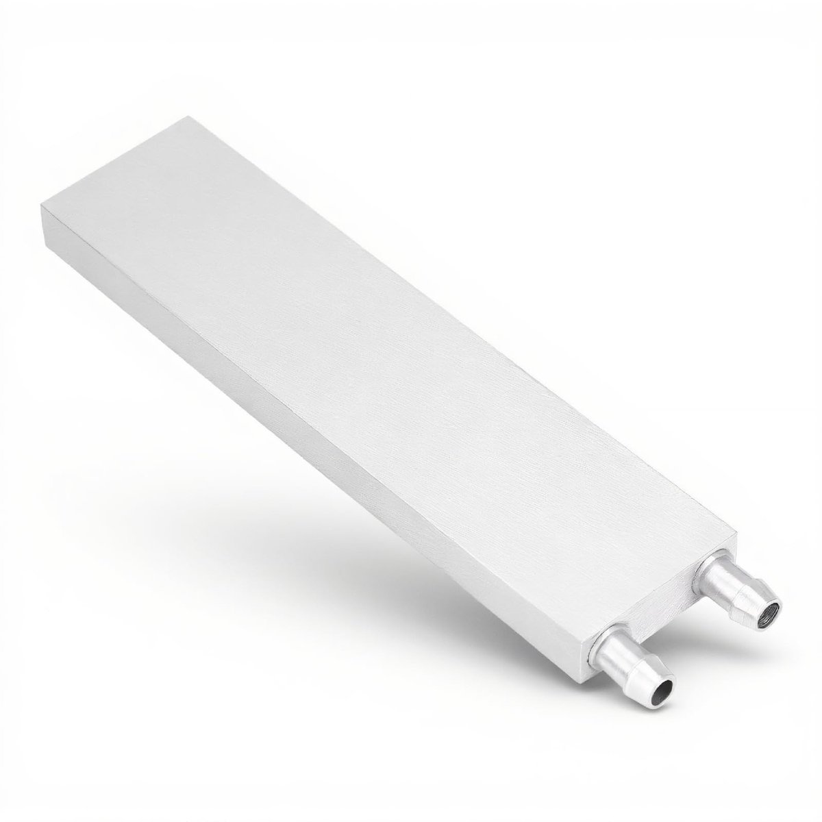 Dailygoody - Aluminium Koelblok - Waterkoeling - Effectieve Warmteafvoer - 40 x 160 x 12 mm - Geschikt voor CPU - Zilver