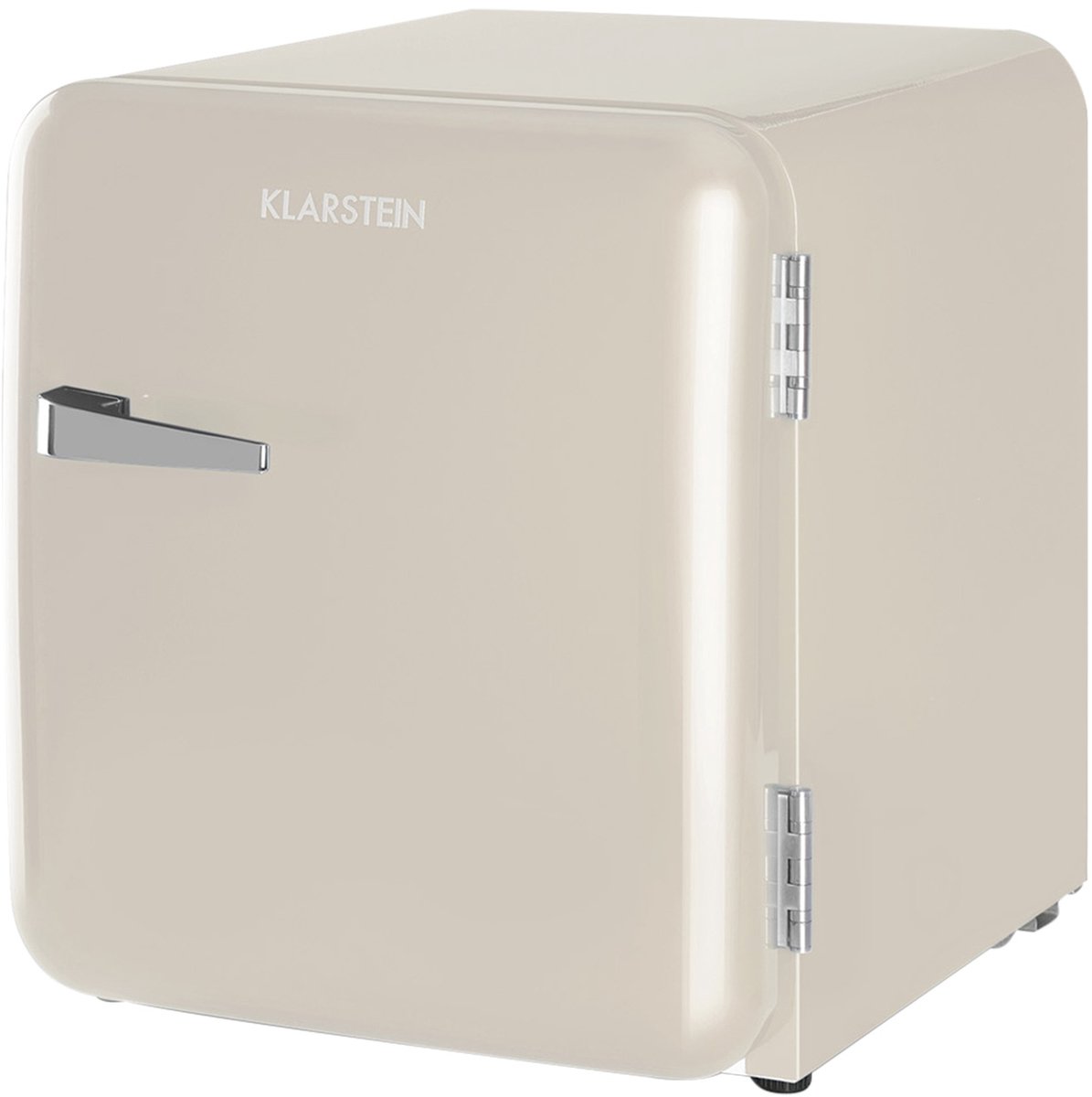 Klarstein Minibar minikoelkast voor kamers, 48 ​​liter minikoelkast voor drankjes en cosmetica, kleine , kleine en stille koelkast, verstelbaar schap, kleine huidverzorgingskoelkast 0-10 °C – Mini Koelkast – 48L – Mini Fridge