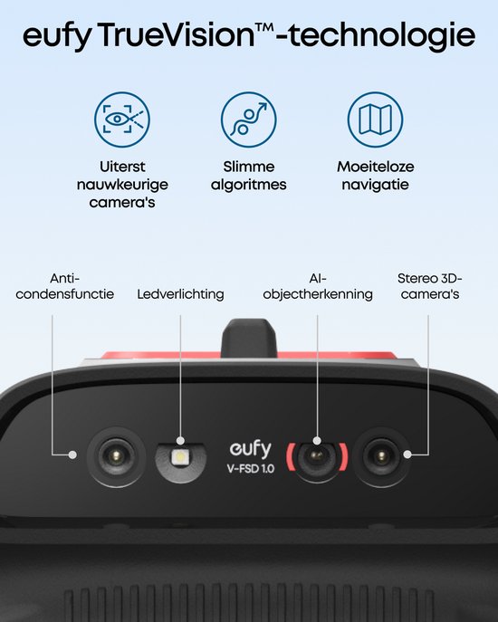 eufy Robotgrasmaaier C15, Geen Kabel, Geen RTK, Geen Signaalproblemen, Handsfree Automatische Mapping, Nauwkeurige Obstakelvermijding, Betrouwbaar Gazononderhoud Zonder Gedoe van Eufy — afbeelding 4