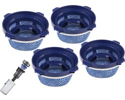 Filter geschikt voor Samsung Jet Jet7070+7575+90/ Bespoke VS20 - 4 stuks - Wasbaar - vervanging-stok stofzuiger filter-onderdelen - blauw