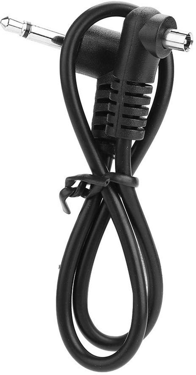 Dailygoody - Flitser Synchronisatiekabel - 3,5 mm Jack naar Male PC Sync - Duurzaam en Betrouwbaar - Foto Accessoire - Geschikt voor Flitstriggers - P