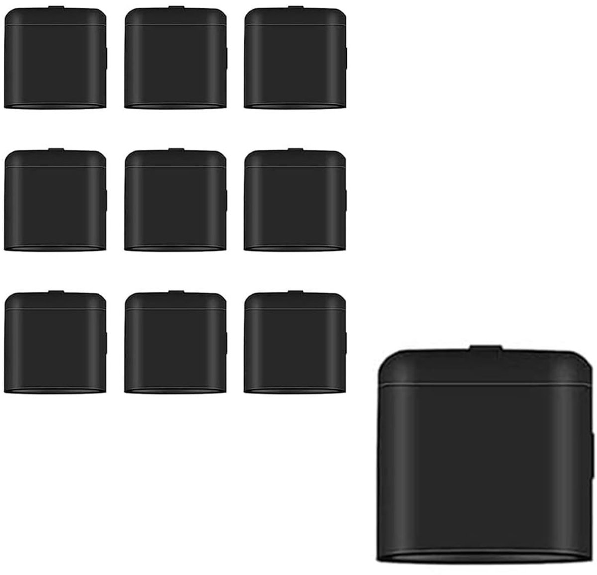Dailygoody Airfryer Rubberen Bumpers Krasbestendige Voeten Duurzaam Siliconen Zwart Accessoires voor Airfryer Voor Bakplaten van Airf