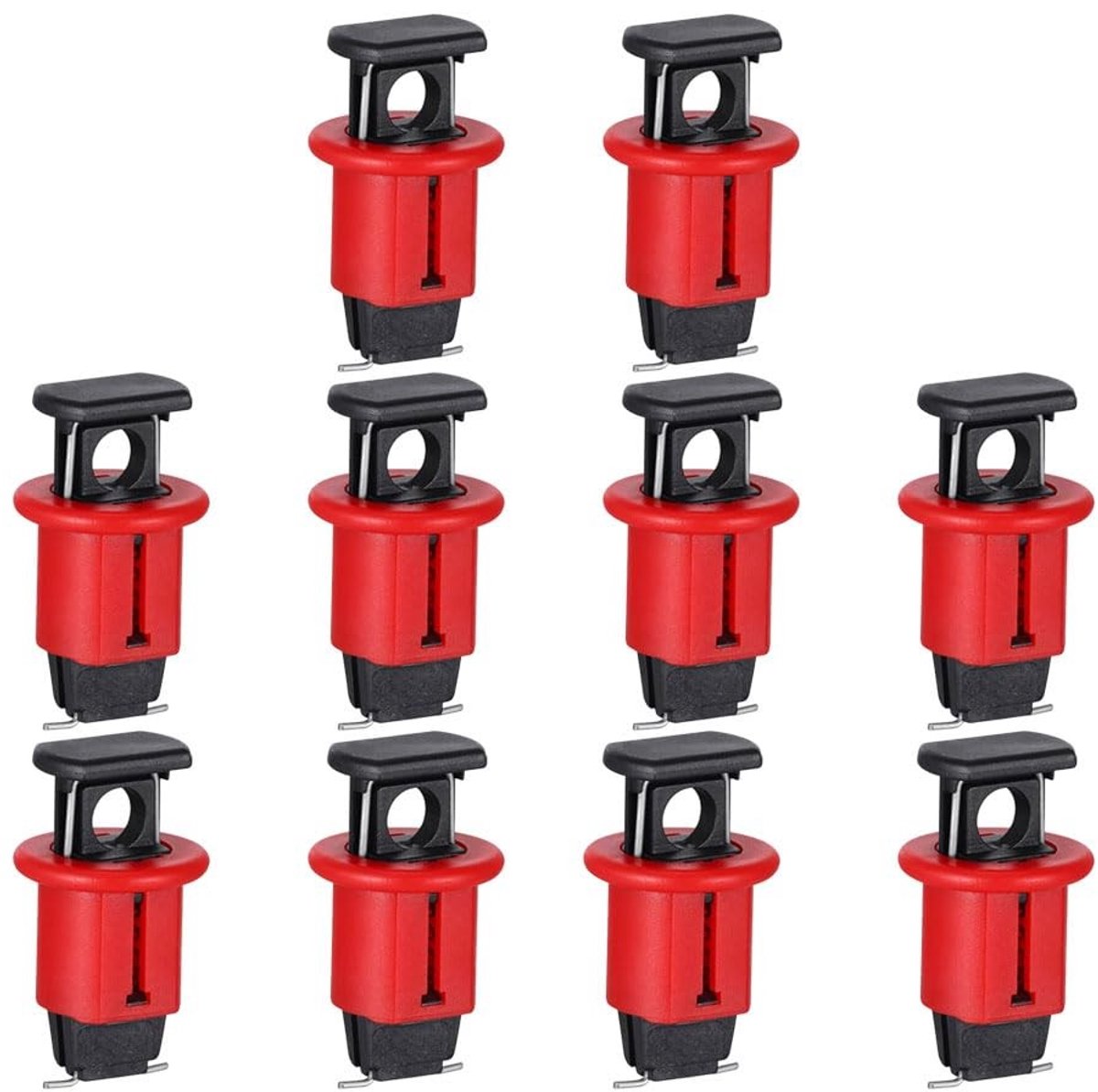 Dailygoody - Miniatuur Stroomonderbrekers - Miniatuur Stroomschakelaar - Vergrendelingsfunctie - Nylon - Ontgrendelingsluchtschakelaar - Veiligheid -