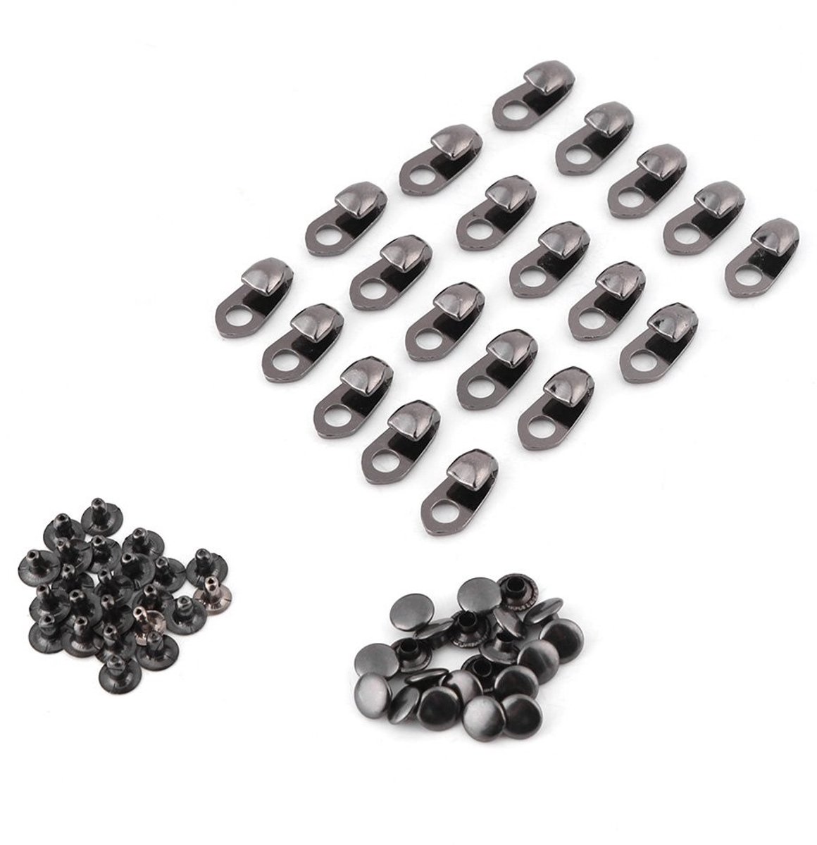 Allecto - Lace Trim Starter Hooks - 20-delige set - Geschikt voor schoenen en handtassen - Perfect voor DIY projecten - Decoratieve afwerking - Hoo...