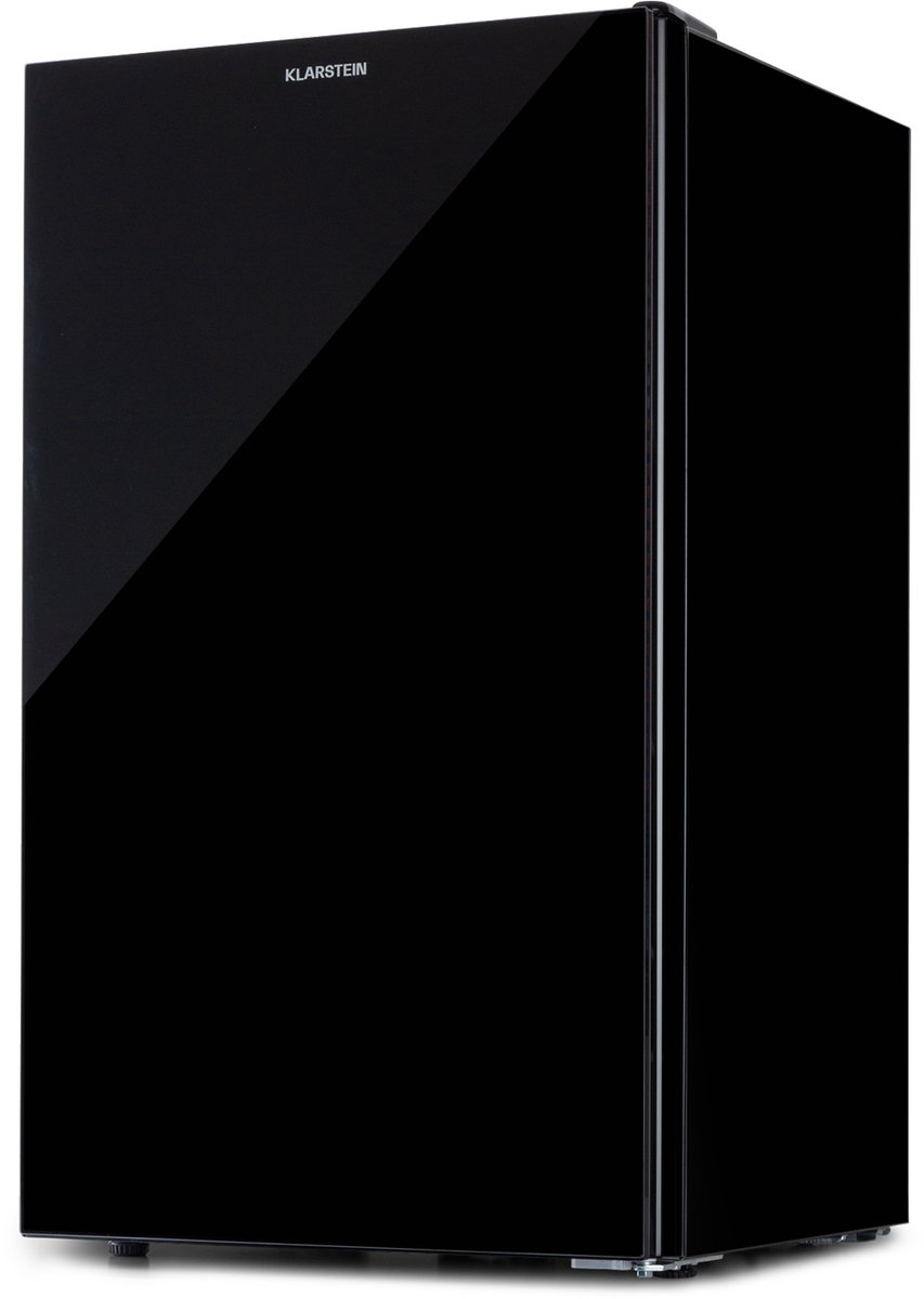 Klarstein IJsblokjesmachine Pluto diepvriezer 1 , Thermostaat met 5 standen, 0 tot 18 °C, met glasfront, in verstelbare , Betrieb, 60 Liter Gesamtvolumen, zwart - 120 cm - voor Bar voor Thuis - LED Compact - Ice Maker - Ice Cube Maker