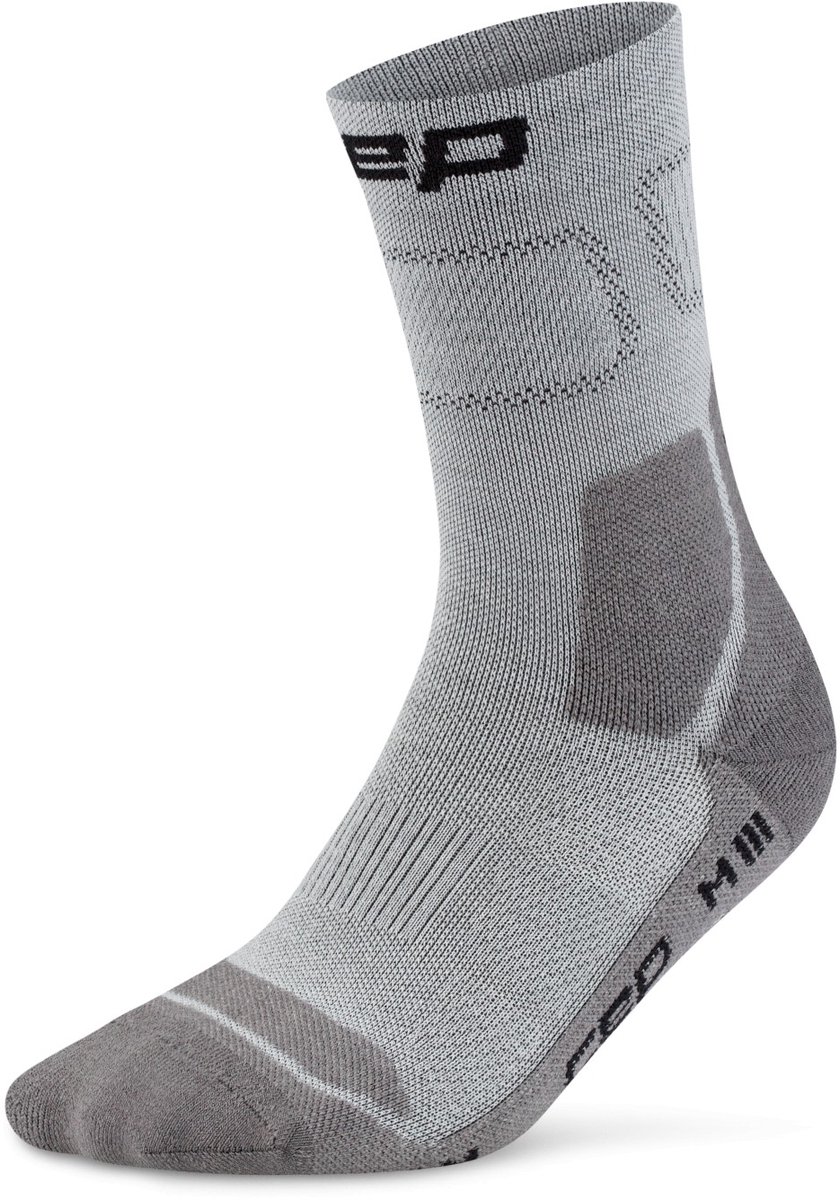 CEP Hiking Light Merino Mid-Cut Compressie /Donkergrijs Heren 45-48