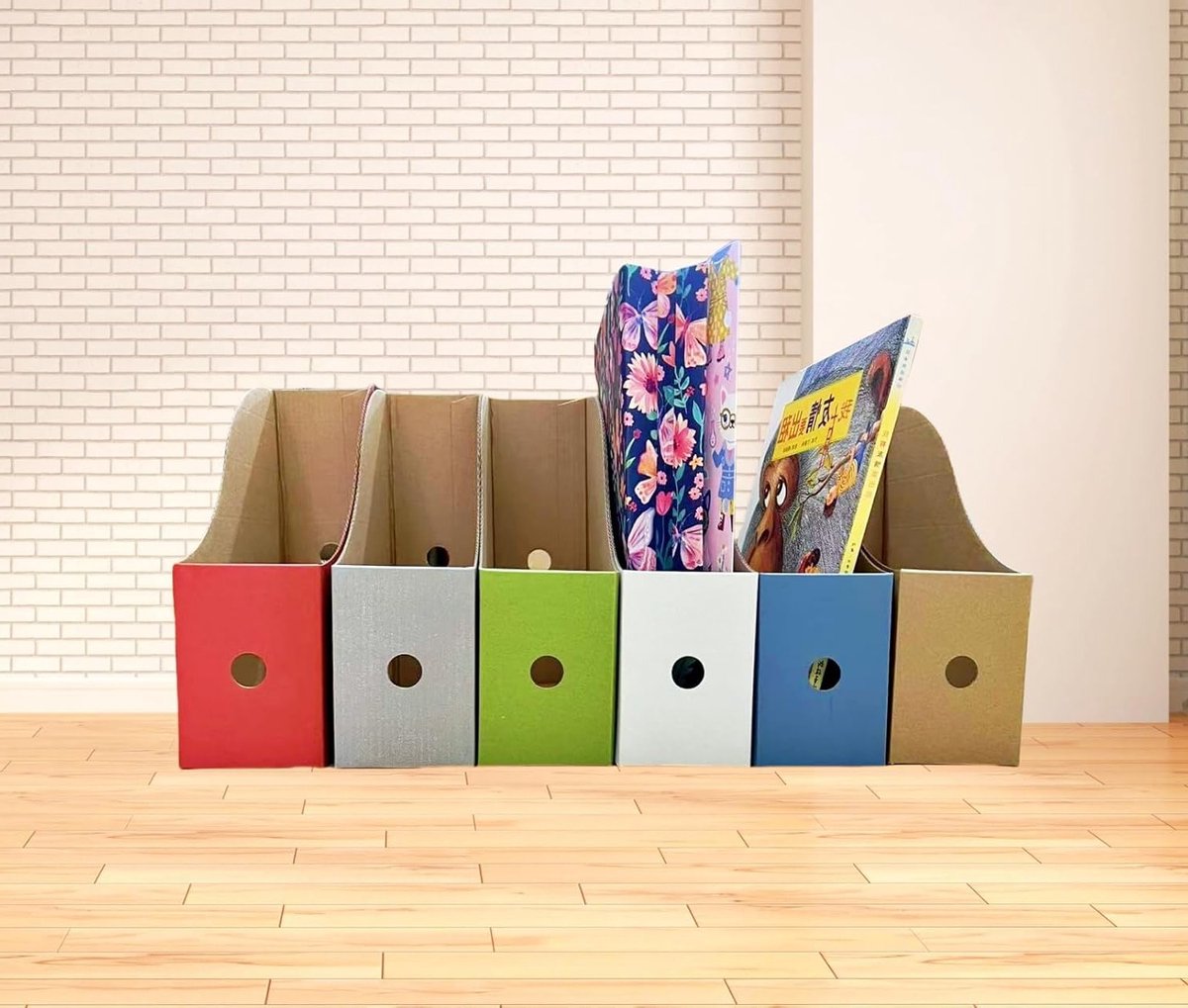 Stabiele A4 Standfolder met Rectangulaire Vorm, 10 Stuks met Labels voor Desk Organisatie en Documentbeheer