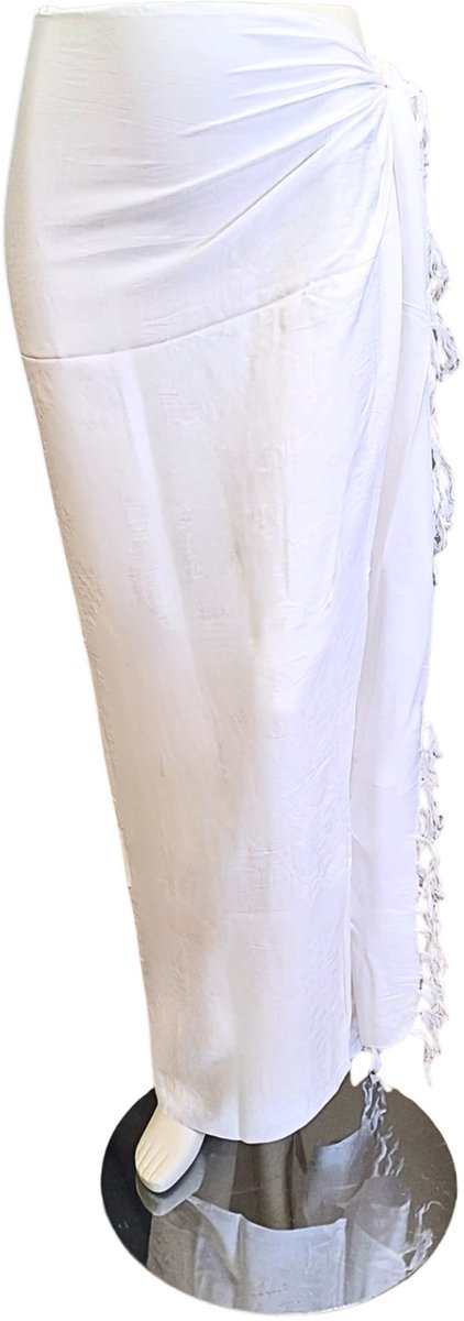 Om Namaste Sarong - 337 - Gebroken Wit - effen
