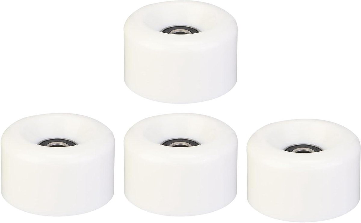 Dubbele Rij Rolschaats Wielen Skate Wielen Snelheid en Grip Slijtvast Geruisloos 5.8X3.3CM