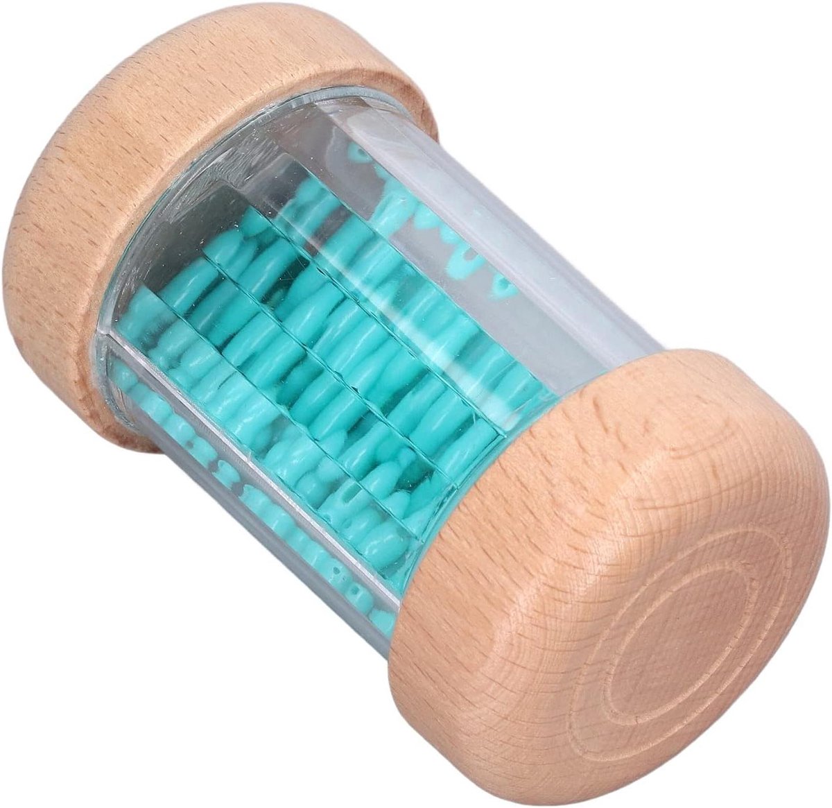 Baby Rainmaker Speelgoed - Regenstok Muziekinstrument - Ontwikkelen Motorische Vaardigheden - Rustgevend Regengeluid - 10 x 6 x 6 cm