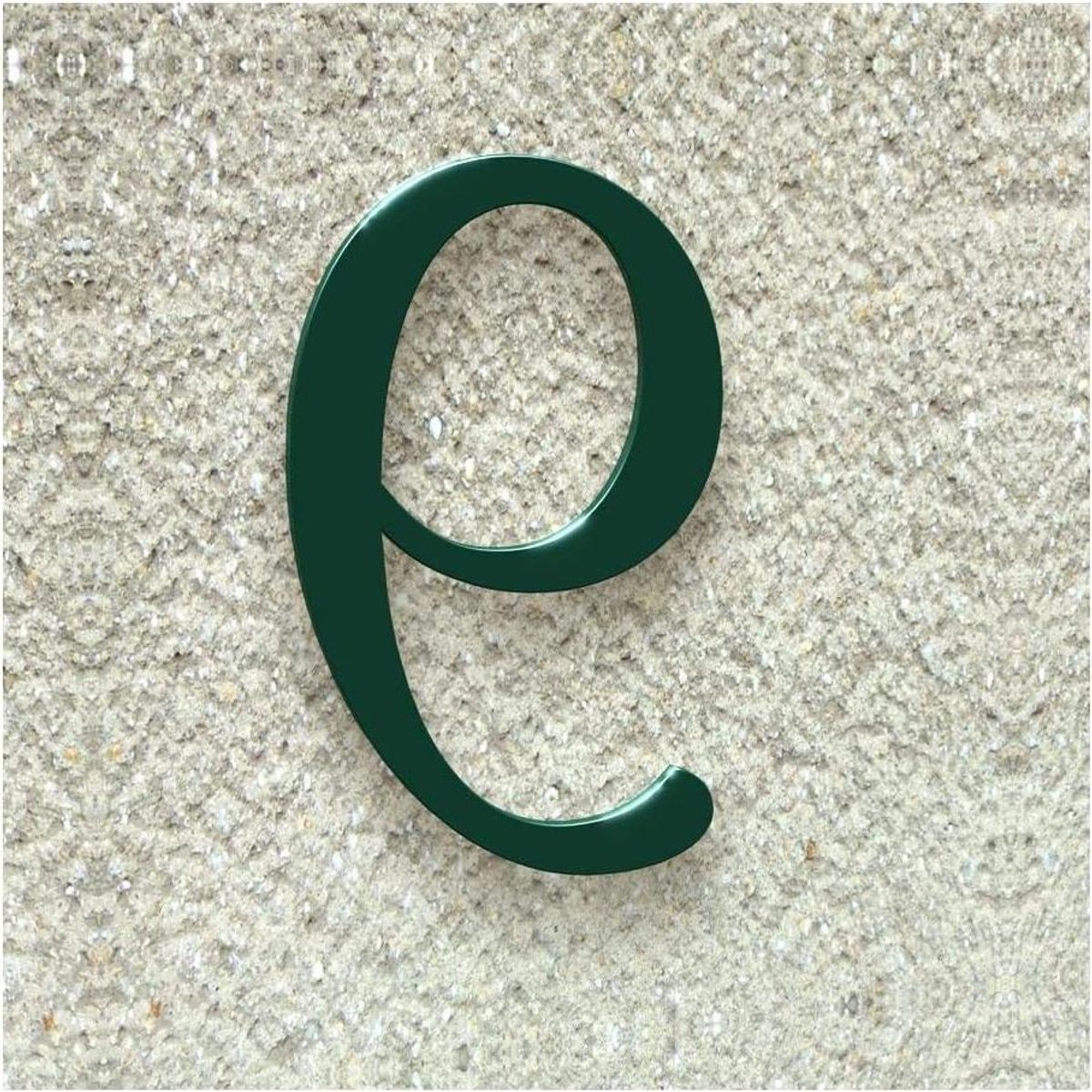 Huisnummer 9 - Adrescijfer - Huis Identificatie - Klassiek Lettertype - 20 cm - Mosgroen