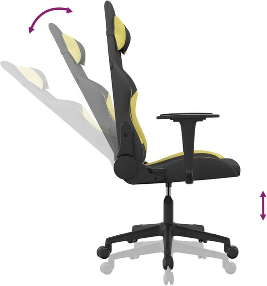 Gaming Stoel - Racestoel PC Stoel - Comfortabel Gamen - Ergonomisch Ontwerp - 51 x 50 x 21.5 cm — afbeelding 2