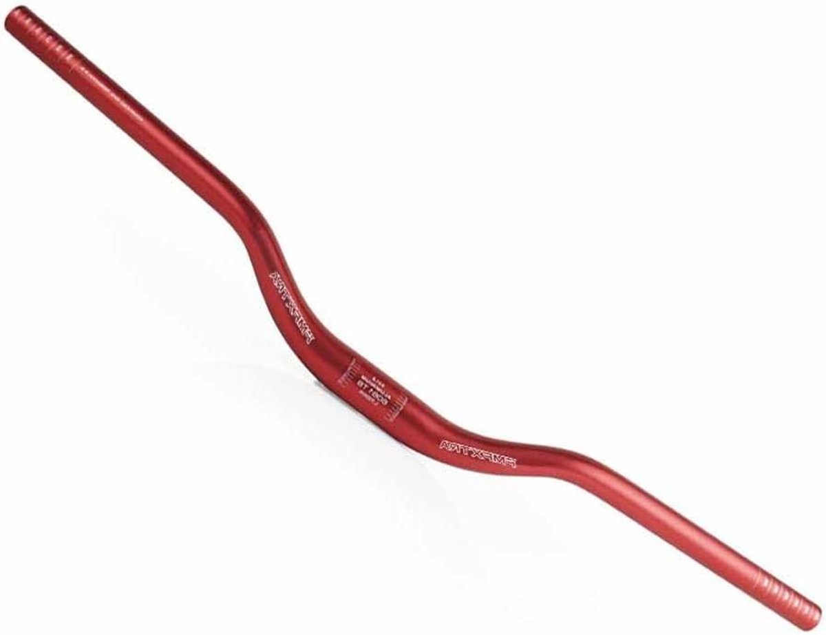 Fietsstuur - Stuur - Mountainbiken - Ergonomisch Ontwerp - 700mm 31.8mm - Rood