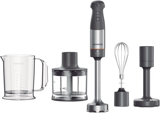 Kenwood HBM60.307GY Triblade XL Staafmixer Zwart/RVS