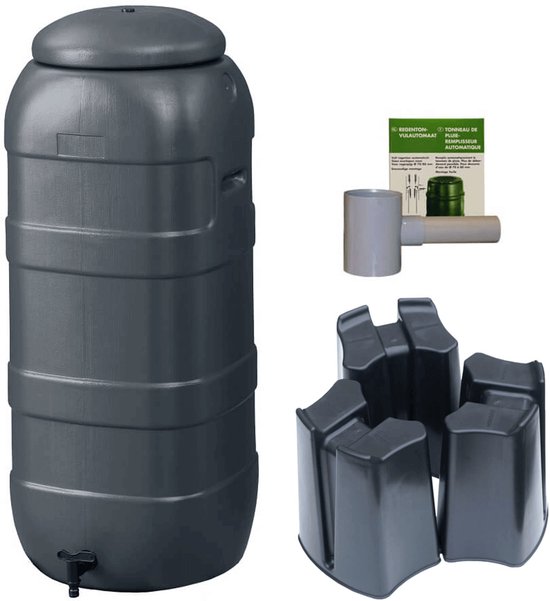 Regenton 100 L + Voet + Vulautomaat