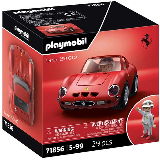 Playmobil Ferrari 250 GTO speelgoedauto in de originele verpakking.