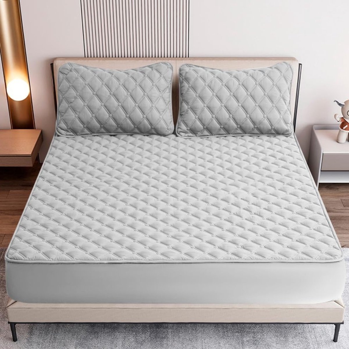 Waterdichte Matrasbeschermer 90x200 cm - Ademend, Beschermend en Vochtbestendig Matrashoes voor Optimale Hygiëne en Comfort