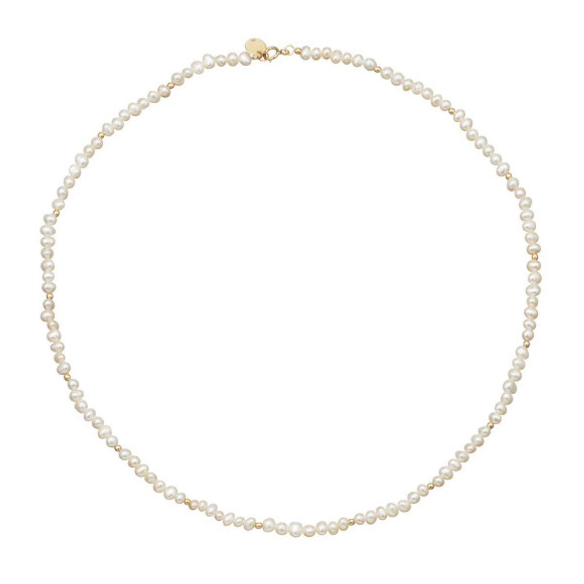 Jackie Pearl Potion Necklace 14 Karaat Goud 38