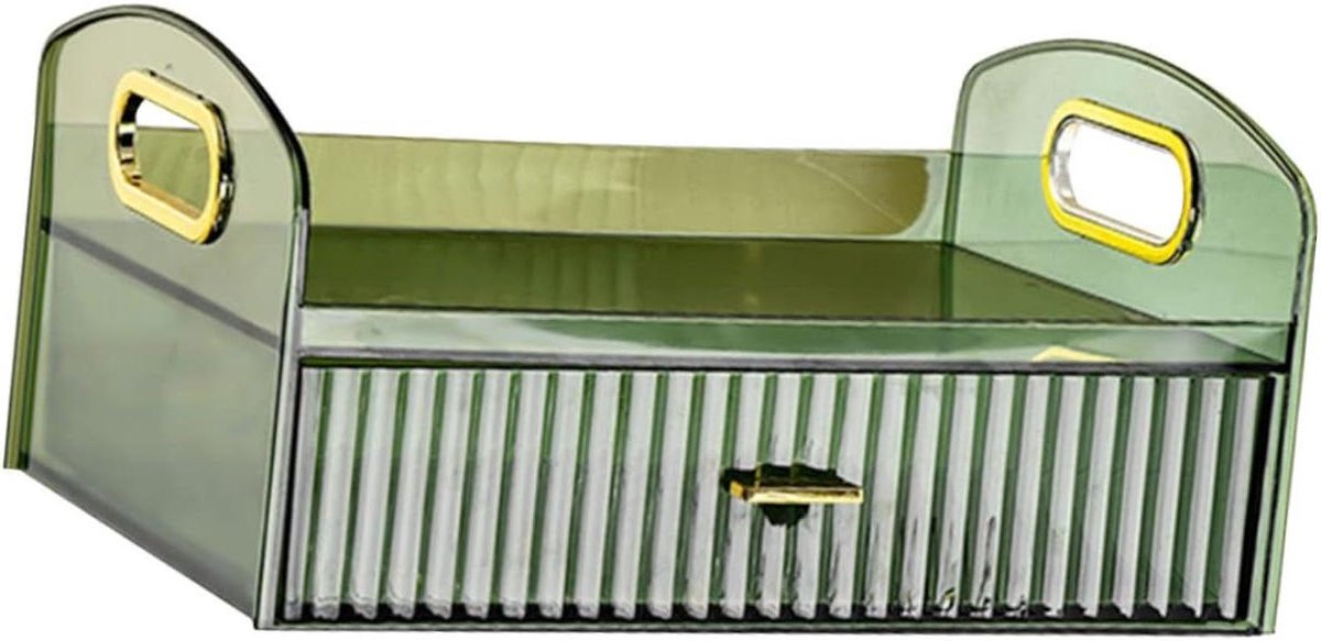 Make-up Organizer - Cosmetica Lade - Bureau Opruimen - Fijn Afgewerkt - 26 cm - Groen