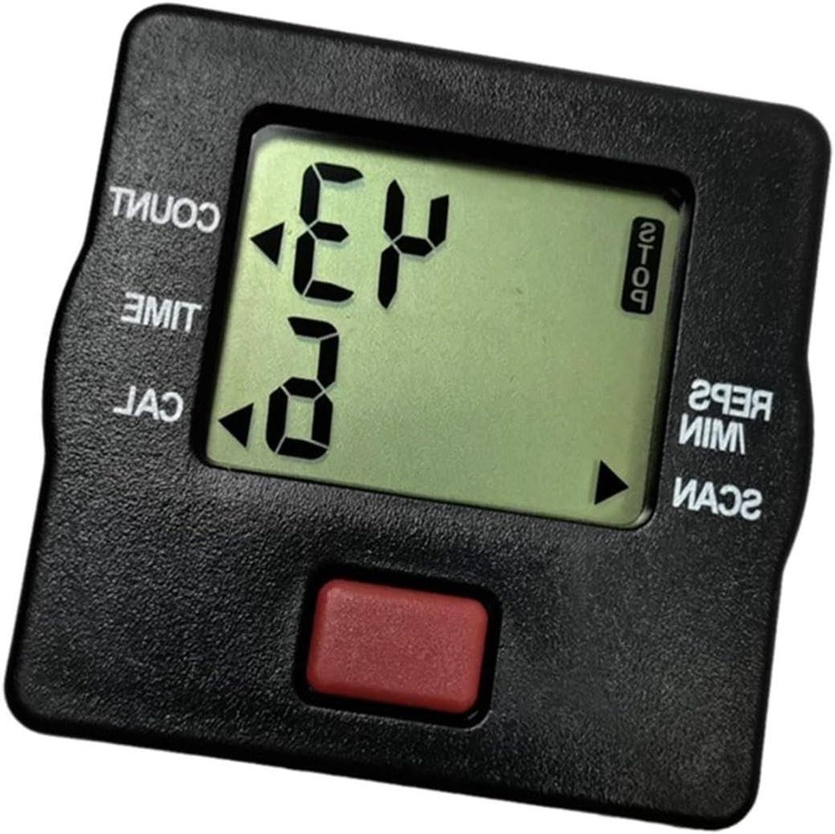 Stappenteller Fitnessapparaat - Trainingsmeter Teller - Fitness Voortgang Bijhouden - Automatische Scans Functies - 5196 cm - Zwart