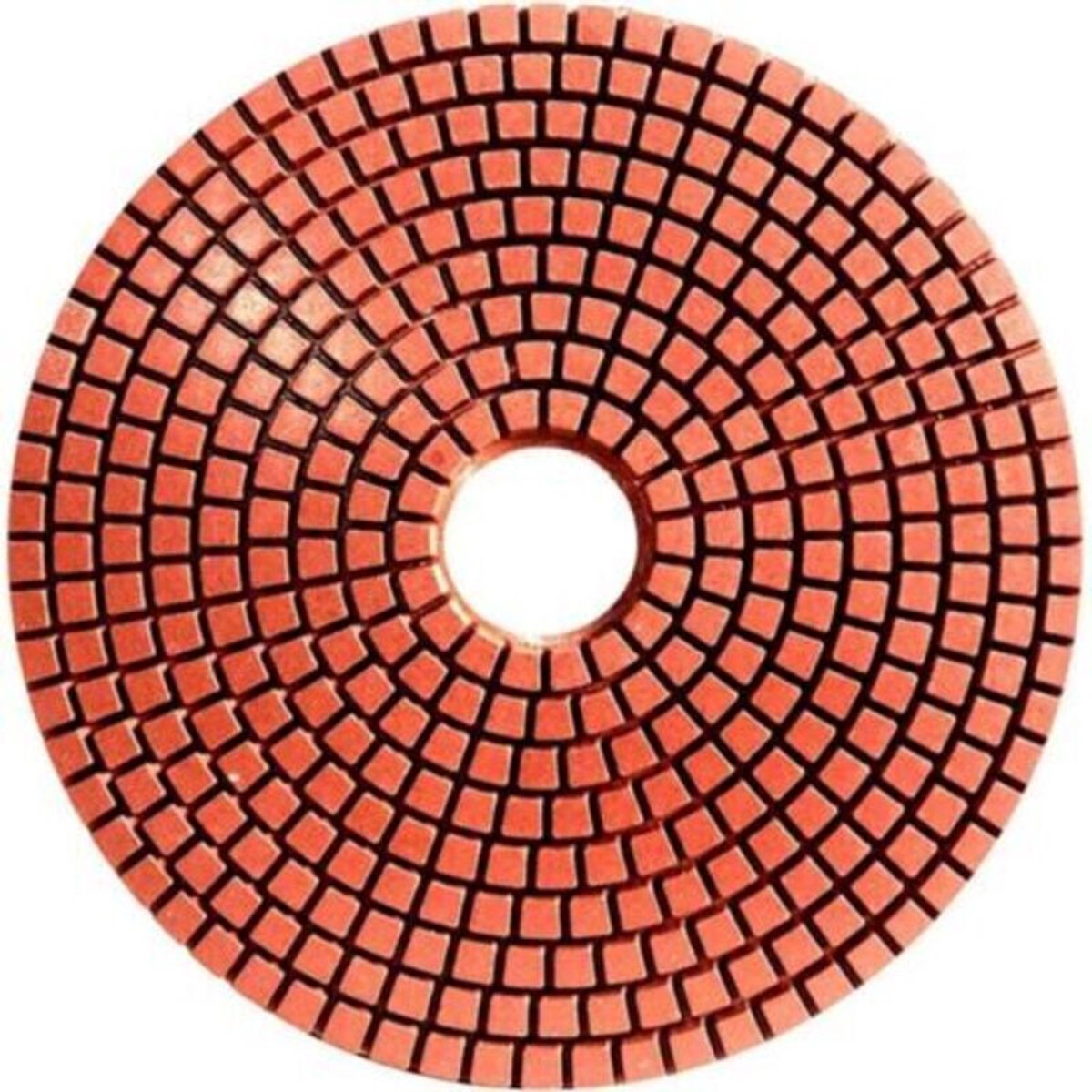 Diamanten polijstschijf van 150 mm (6 inch), flexibele slijpschijf voor nat en droog gebruik, geschikt voor beton, graniet en marmer, korrelgroottebereik 30-3000 mesh, 100 mesh.