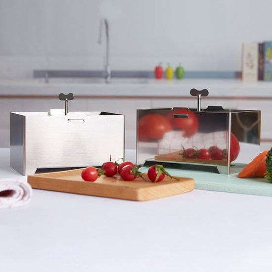 Kaasbereider - Kaasvorm Paneer Maker - Kaas Maken - Aanpasbare Druk - 1 kg capaciteit - Zilver — afbeelding 2