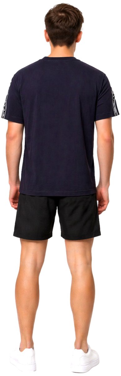 Puma Ess Tape T-shirt Met Korte Mouwen Man Blauw