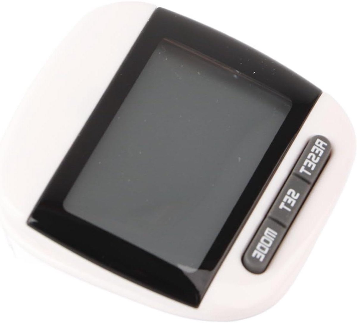 Nauwkeurige Stappenteller - Draagbare Activiteitstracker - Fitness Monitoring - Helder LCD Scherm - 60 gram - Zwart
