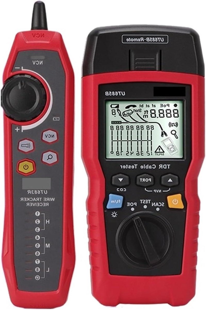 Kabeltester - Netwerk Lijnzoeker - Kabels Testen - TDR Technologie - 500m Bereik - One Color