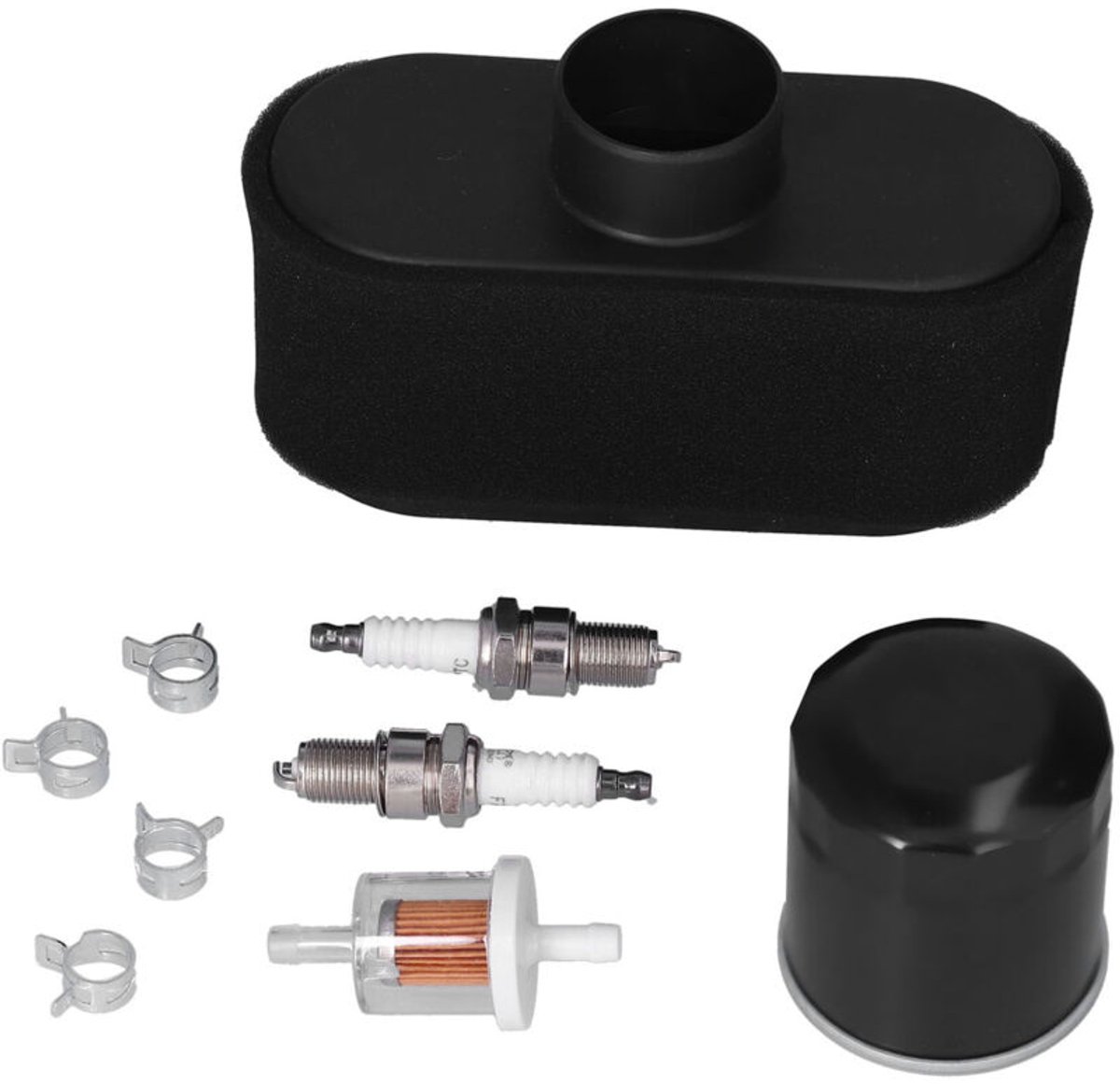 Lucht- en oliefilters geschikt voor Kawasaki-motoren FR651V, FR691V, FR730V, FS481V, FS541V, FS600V, FS651V, FS691V, FS730V en LG265.