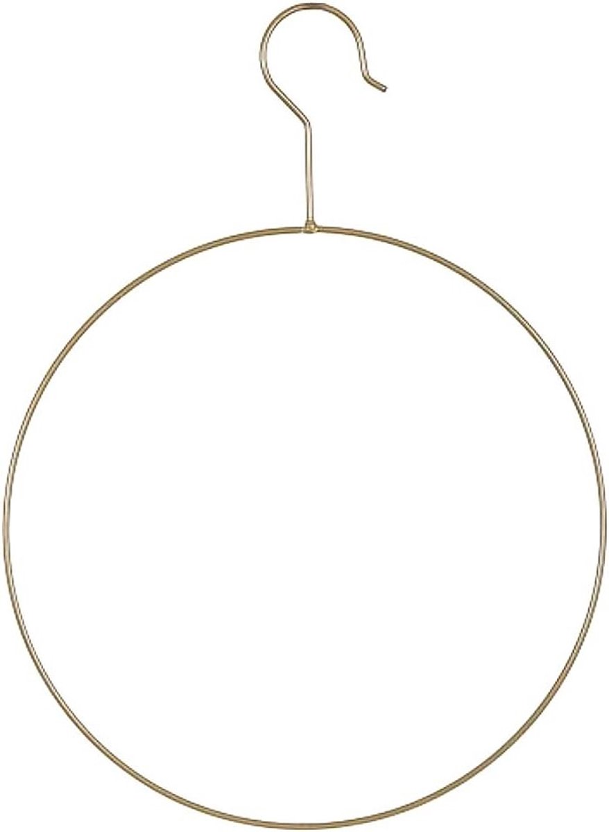 Decoratieve Muurdecoratie Metalen Ringen Goud Ø28 cm Set van 3 voor Bloemstukken en Wanddecoratie