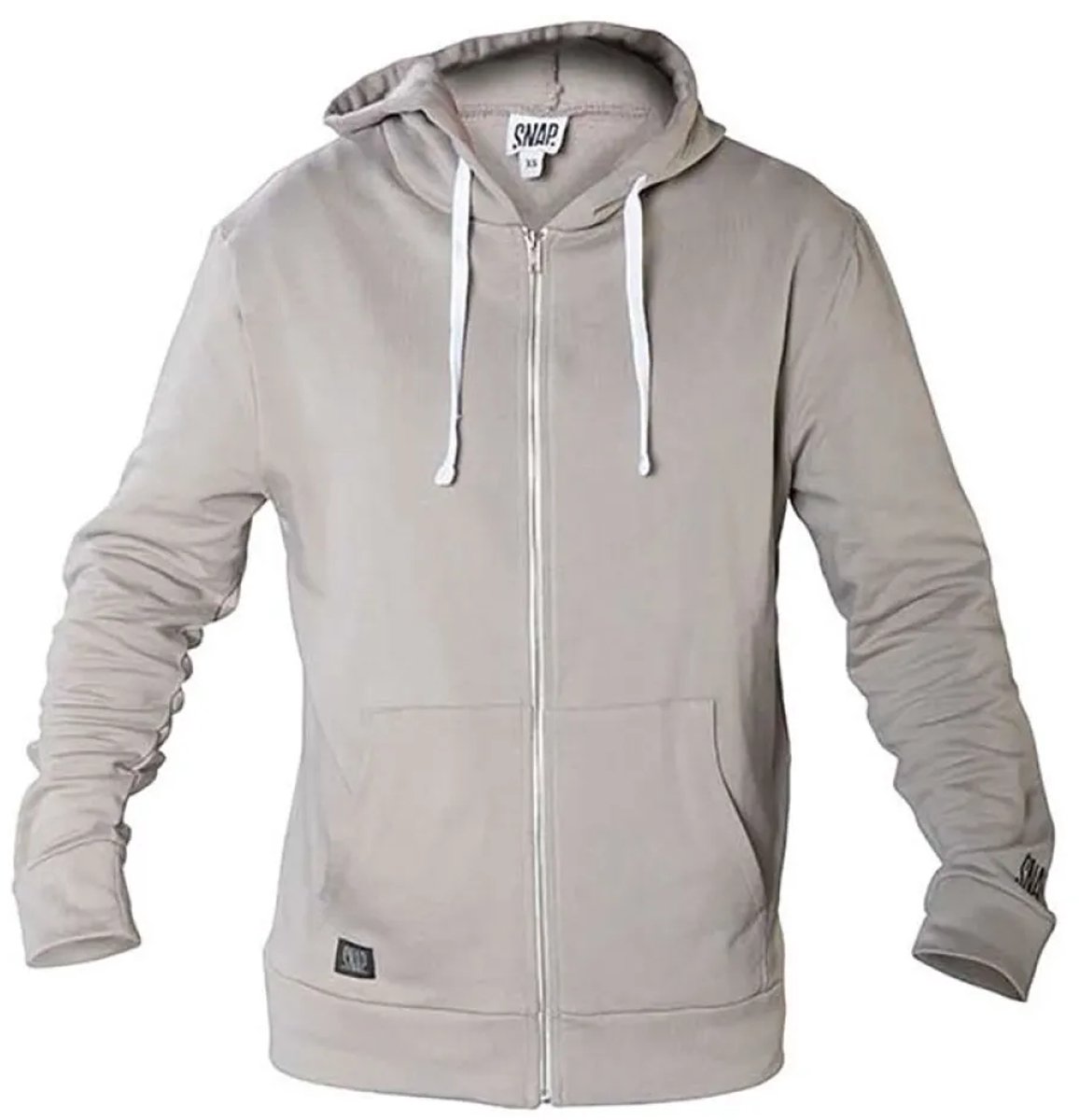 Snap Climbing Sweatshirt Met Rits Grijs XS