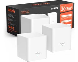 Mesh Wifi Systeem – Draadloos Netwerk – Overal Internet – Wi-Fi 6 AX1500 – 3 Stuks – Wit