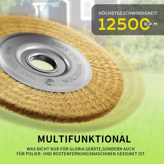 2-delige Voegenborstel Set - Universele Draadborstel voor Onkruidborstels en Multi Tools - Geschikt voor Diepe Reiniging Oprit en Terras van Merkloos	 — afbeelding 5