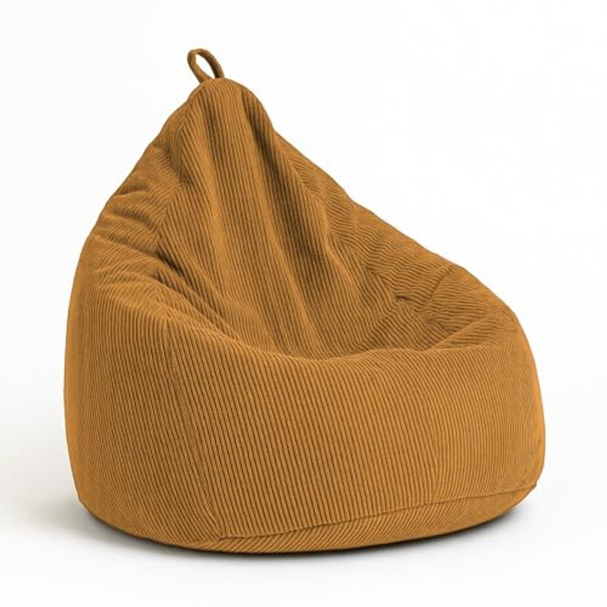 Zitzak Corduroy - Zitkussen Gamingkussen - Ontspannen Zitten - Zachte EPS-vulling - 85x125 cm - Honing