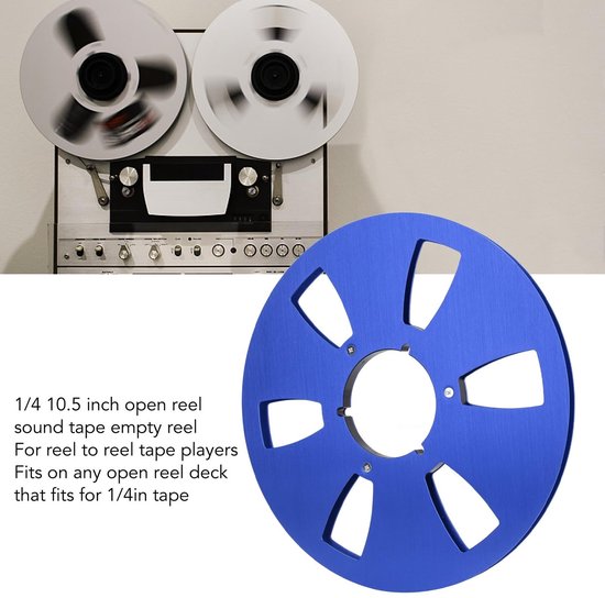 VT Goods - Lege Tape Reel - 1/4 10.5 Inch - Universele Open Reel - Vervangingsreel met RVS Schroeven - Geschikt voor BASF en NAB - Kleur of model van Merkloos — afbeelding 4