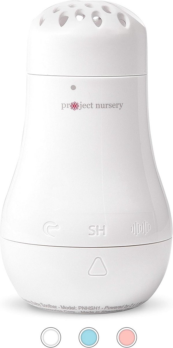 Baby Geluidsmachine - Slaaphelper Geluid - Baby Kalmeren - Instelbaar Volume Timer - Compact Ontwerp - Wit