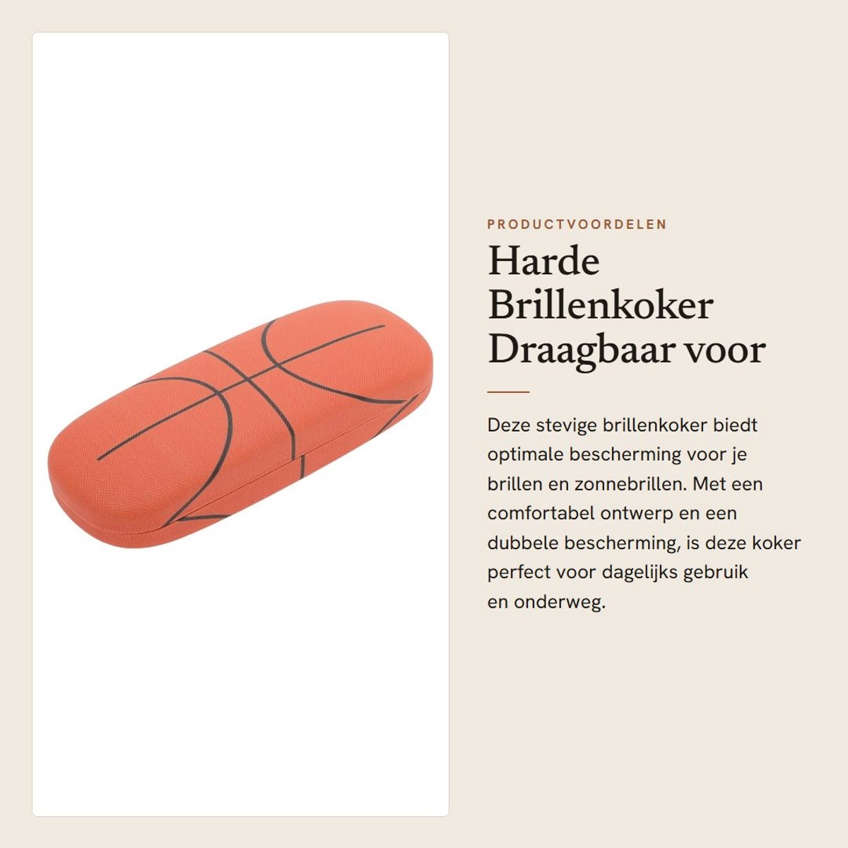 Dailygoods- Brillenkoker Harde Case - Gepersonaliseerd Ontwerp - Draagbaar - Dubbele Bescherming - 6.3x2.36x1.57 - Geschikt voor Brillen/Zonnebrillen - Brillenetui