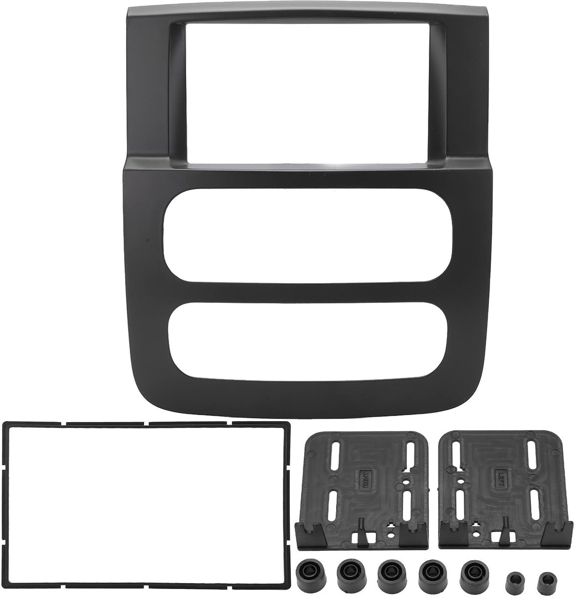 Dailygoods- Dash Montage Kit - ABS Radio Fascia - Vervanging voor Truck 2002-2005 - Dubbele DIN - Paneel Frame - Inclusief Beugels en Adapters - Radiopaneel