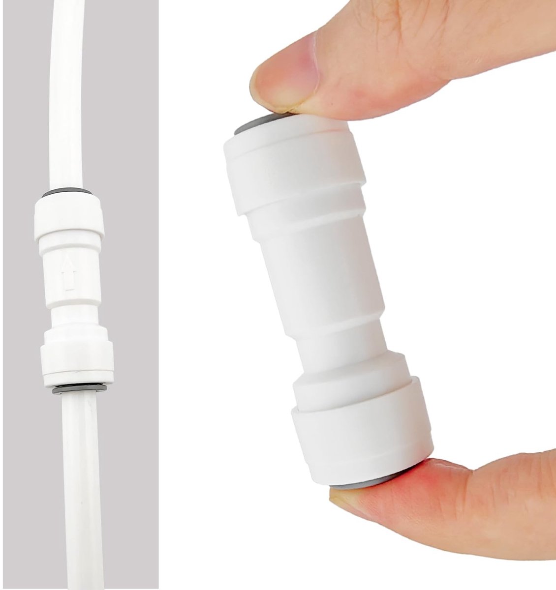 Dailygoods- Checkklep - 3/8" Inline - Hoge kwaliteit POM - Drukbestendig - Lekvrije verbinding - Duurzaam en hittebestendig - Waterfilter