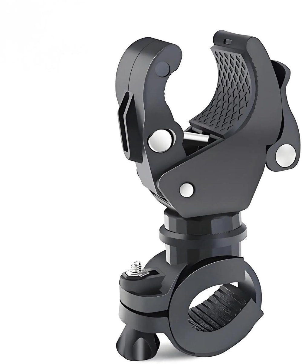 Dailygoods - Multifunctionele Klem - Fietslampen - Stevig en veelzijdig - Universeel - Accessoires - Ideaal voor fietsgebruik - Zwart - Geschikt voor...