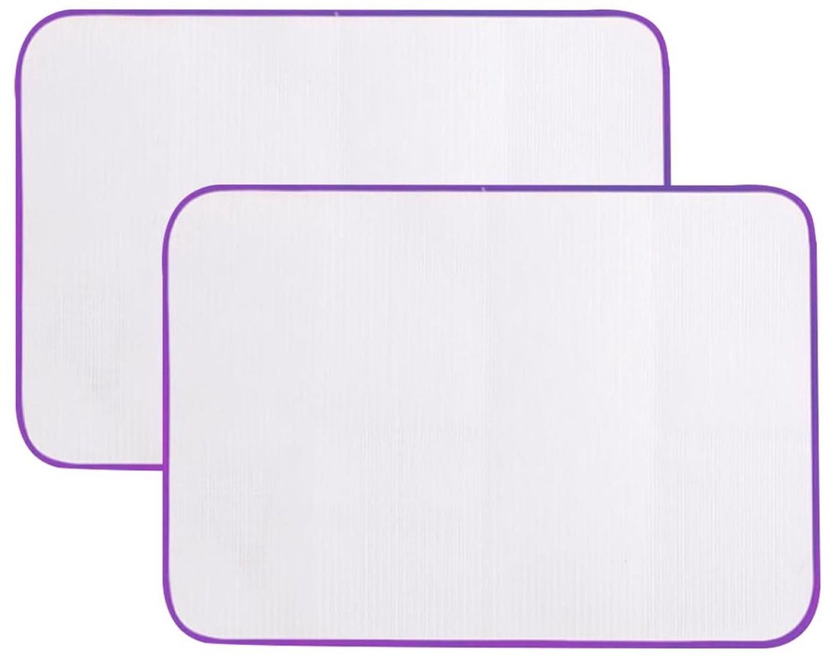 Dailygoods- Strijkdoek 2 Stuks - Hittebestendig Mesh - Beschermend Strijkaccessoire - 40x60 cm - Delicaat Zoomontwerp - Eenvoudig in Gebruik - Strijkkussen