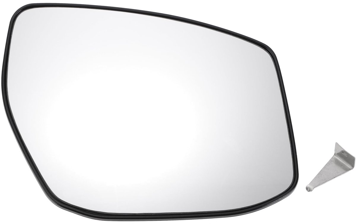 Dailygoods - Rechter Zijdeur Spiegelsglas Vervanging - Convex Verwarmd - Echt Glas - Geschikt voor Pulsar 2014-2020 - Auto Accessoire