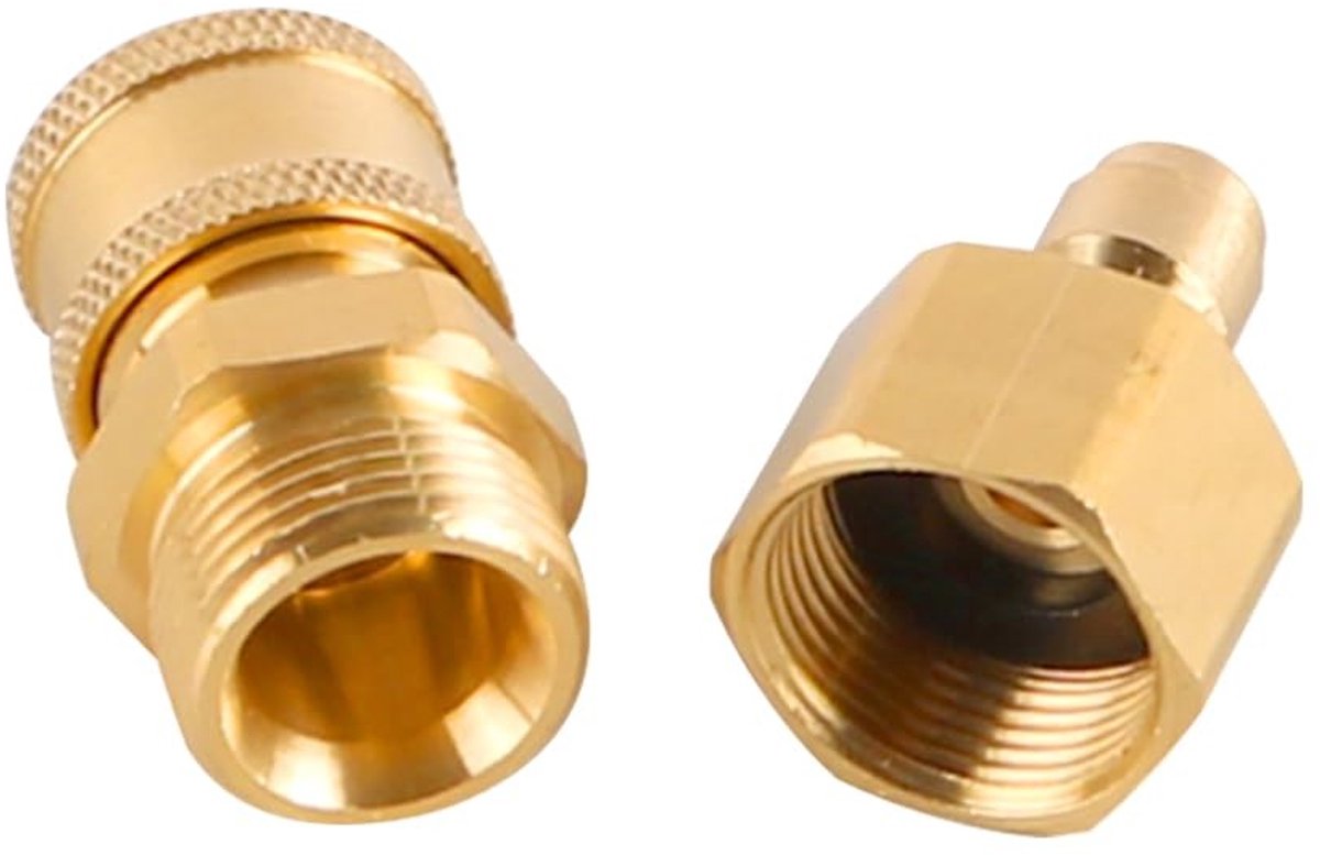Dailygoods - Hogedrukreiniger Adapterset M22-14mm naar 1/4 inch 4 Stuks