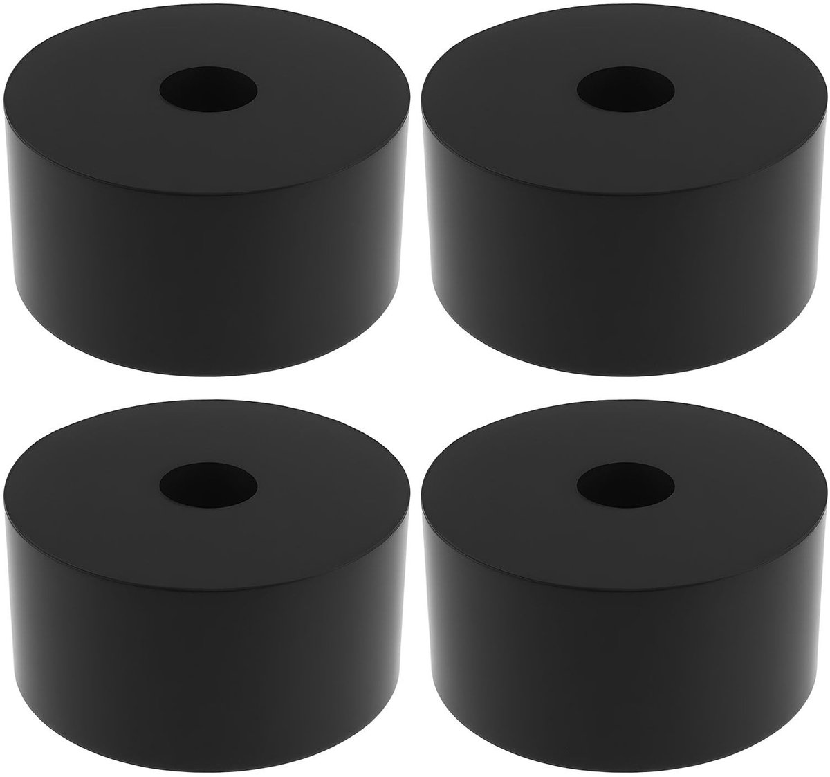 Dailygoods - Set van 4 Rubber Spacers voor Trillingsdemping