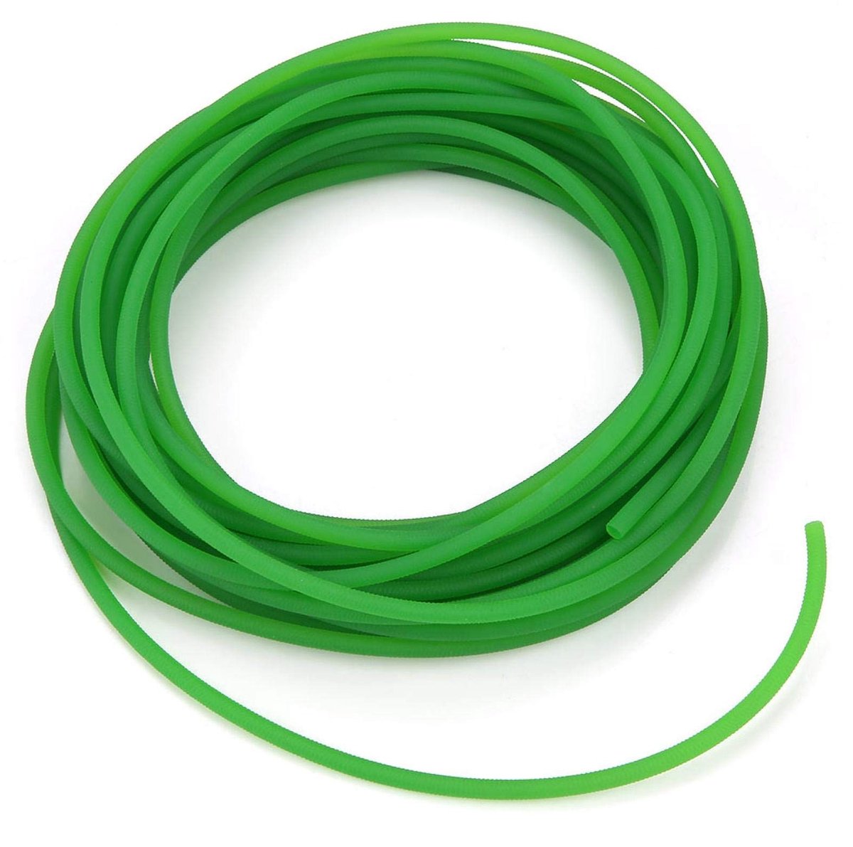 Dailygoods - Polyurethaan Ronde Riemen 4mm x 10m - Groene RUWE Oppervlakte voor Aandrijving en Transport