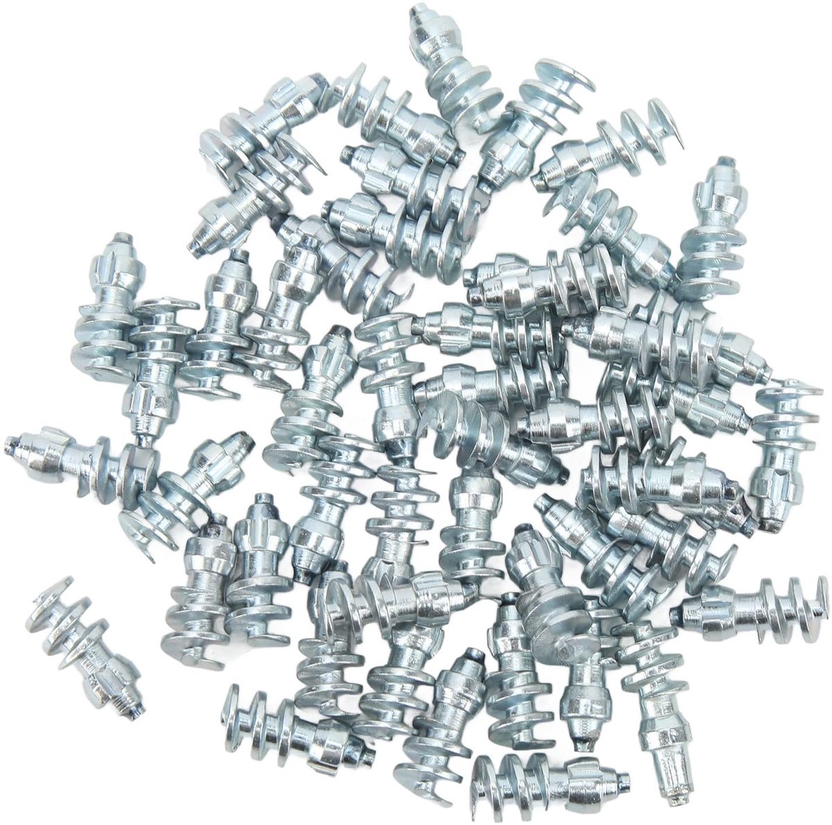 Dailygoods- Bandenstuds 50 PCS - Sneeuw Spikes - Antislip - Off-road Voertuigen - Hoogwaardig Wolfraamstaal - Duurzaam en Betrouwbaar - Sneeuwspikes
