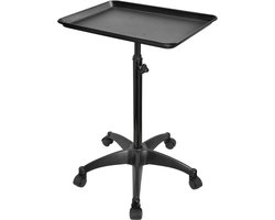 Rolstoel Tafel - Verrijdbaar Werkblad - Schoonheidssalon Organisatie - In Hoogte Verstelbaar - 71 cm Hoog - Metaal
