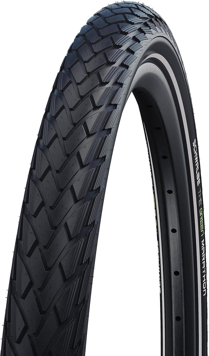 Fietsband - Touringband - Veilig Fietsen - Versterkte Greenguard - 700x25C - Zwart Reflex