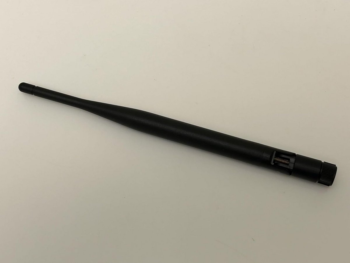 Draadloze WiFi Antenne - Versterker Signaal - Vis Vinden - Lange Afstand - 20cm Scharnierend - Zwart